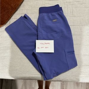 Figs yola high rise skinny scrub pants